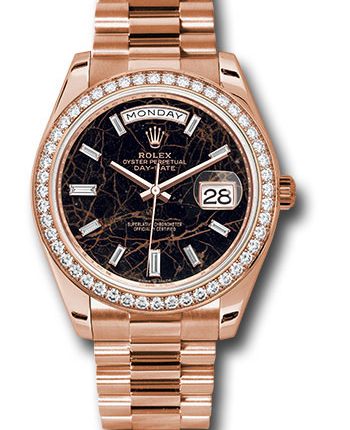 Rolex Day-Date 40 Eisenkiesel Diamond Dial on President Ref 228345RBR with New Style Card Green  2023