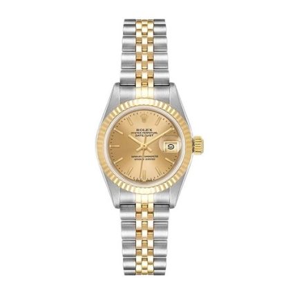 Rolex Datejust Gold Dial on Jubilee Ref 69173 with Papers