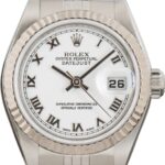 Rolex Datejust White Roman Dial on Jubilee Ref 79174 with Papers  2002