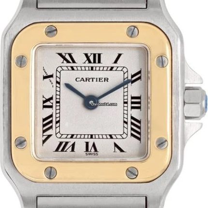 Cartier Santos Silver Dial Ref 1567