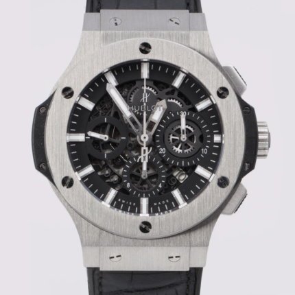 Hublot Big Bang "Aero Bang" B/P Black Skeleton Dial on Rubber Ref 311.SX.1170.RX with Card  2016