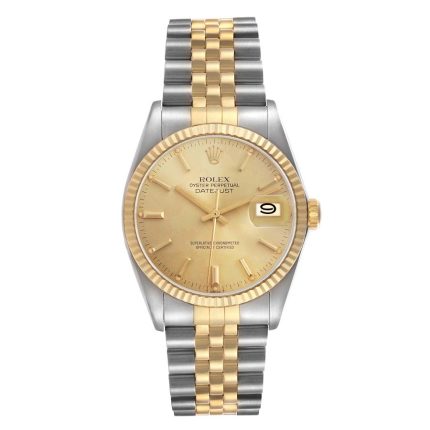 Rolex Datejust Champagne Stick Dial on Jubilee Ref 16013