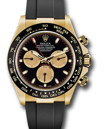 Rolex Daytona Black Paul Newman Index Dial on Oysterflex Ref 116518LN