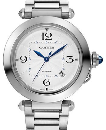 Cartier Pasha Silver Dial on Bracelet Ref WSPA0009 with Card  2022