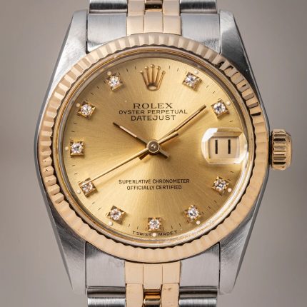 Rolex Datejust Gold Diamond Dial on Jubilee Ref 68273