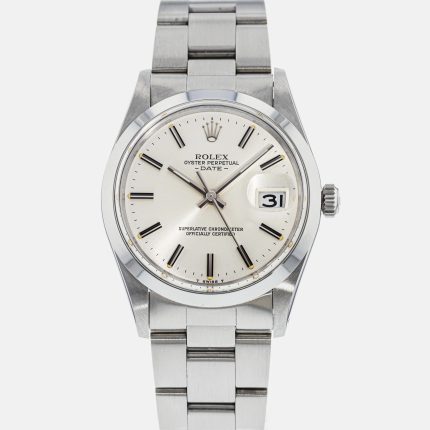 Rolex Oyster Date Silver Dial on Oyster Ref 15000
