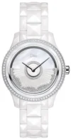 Christian Dior VIII Grand Bal OG White Ceramic Diamond Dial on Ceramic Ref CD124BE4 with Papers