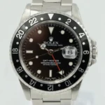 Rolex GMT-Master Black Dial on Oyster Ref 16700 with Papers 1997
