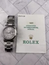 Rolex Datejust 36 Silver Roman Dial on Jubilee Ref 16200 with Papers 2001 - Image 7