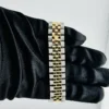 Rolex Datejust Champagne Anniversary Factory Diamond Dial Dial on D-Link Jubilee Hidden-Clasp Bracelet Ref 116233G - Image 4