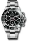 Rolex Daytona Black Dial on Oyster Bracelet Ref 116500LN with New Style Card (White) 2019