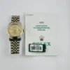 Rolex Datejust Champagne Anniversary Diamond Dial Dial on D-Link Jubilee Ref 16233G with Papers 1991 - Image 7