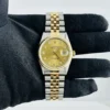 Rolex Datejust Champagne Diamond Dial on D-Link Jubilee Ref 16233 with Papers 1995 - Image 2