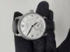 Montblanc Star Legacy Silver With Factory Diamonds Dial on Grey Leather Ref 118510 with Card - Image 2