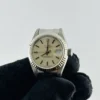 Rolex Datejust Lady Silver Stick Dial on D-Link Jubilee Ref 69174 with Papers 1992 - Image 3