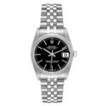 Rolex Datejust Black Dial on D-Link Jubilee Ref 78274 with Papers 2002