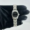 Rolex Oyster Perpetual Black Dial on Oyster Ref 176200 with New Style Card (White) 2017 - Image 2