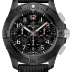 Breitling Avenger B01 Chronograph Carbon Dial on Leather Strap Ref SB0147101B1X1 with Card 2026