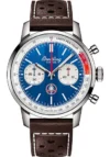 Breitling Top Time Blue Dial on Leather Strap Ref AB01763A1C1X1 with Card 2026