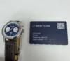 Breitling Top Time Blue Dial on Leather Strap Ref AB01763A1C1X1 with Card 2026 - Image 7