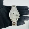IWC Portugieser Chronograph Silver Dial on Leather Strap Ref IW371605 with Card 2020 - Image 2