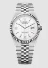Rolex Land-Dweller White Honeycomb Dial on Flat Jubilee Ref 127334 with New Style Card (green) 2026