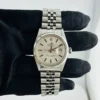 Rolex Datejust Silver Stick Dial on D-Link Jubilee Ref 1601/4