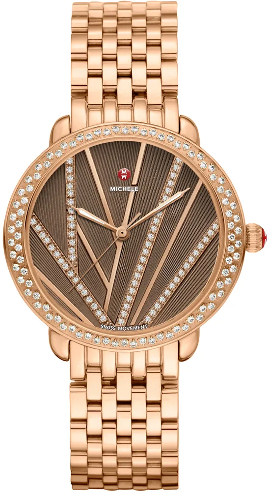 18575954_ikarxnyeh7xwu0yoqbi0x80e8pbc.webp Michele Brown Dial Set with Diamonds Dial on Ref MWW21B000113 with Card - Image 1