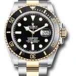 Rolex Submariner Black Dial on Oyster Ref 126613LN with New Style Card (green) 2021