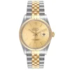 Rolex Datejust Champagne Stick Dial on D-Link Jubilee Ref 16013 with Papers 1988