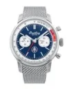 Breitling Top Time Blue Dial on Mesh Steel Ref AB01763A1C1A1 with Card