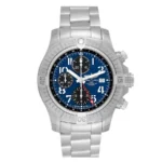 Breitling Avenger Chronograph GMT Blue Arabic Chronograph Dial on Brushed Ref A24315 with Card 2023