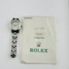 Rolex Oyster Perpetual Silver Dial on Oyster Ref 67180 with Papers 1996 - Image 7