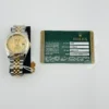 Rolex Datejust Gold Anniversary Diamond Dial Dial on D-Link Jubilee Ref 116233 with Card (Old Green) 2013 - Image 6