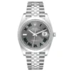 Rolex Datejust Slate Green Roman / Wimbledon Dial on Jubilee Ref 126300 with New Style Card (White) 2018