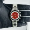 Omega Speedmaster Red Red Arabic Dial on Stainless Steel Bracelet Ref 3510.61 - Image 2
