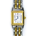 Jaeger-LeCoultre Reverso Florale Silver Arabic Dial on 2-Tone Ref 265.5.08/Q2655120