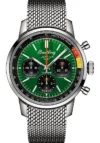 Breitling Top Time B01 Green Dial on Bracelet Ref AB01762A1L1A1 with Card 2025