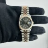 Rolex Datejust Dark Rhodium Index Dial on Jubilee Ref 126231 with New Style Card (green) 2020 - Image 2