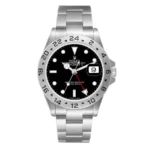 Rolex Explorer II Black Dial on Oyster Ref 16570 with Papers