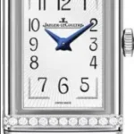 Jaeger-LeCoultre Reverso B/M White Arabic Dial on 5 Row Links Ref 201.8.47 with Manuals Only
