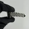 Rolex Oyster Perpetual Date Silver Stick Dial on Jubilee Ref 6924 with Papers 1976 - Image 4