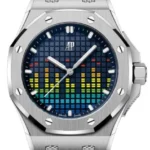 Audemars Piguet Royal Oak Offshore Music Edition Blue Dial on Rubber Ref 77600TI.OO.A343CA.01 with Card 2022