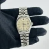Rolex Datejust Silver Stick Dial on D-Link Jubilee Bracelet Ref 1601 - Image 2