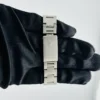 Rolex Oyster Perpetual White Roman Dial on Oyster Bracelet Ref 67480 with Papers 1997 - Image 4