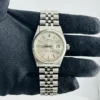Rolex Datejust Silver Stick Dial on D-Link Jubilee Bracelet Ref 1601/4 - Image 2