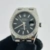 Rolex Datejust Black Index Dial on D-Link Jubilee Bracelet Ref 126334 - Image 2