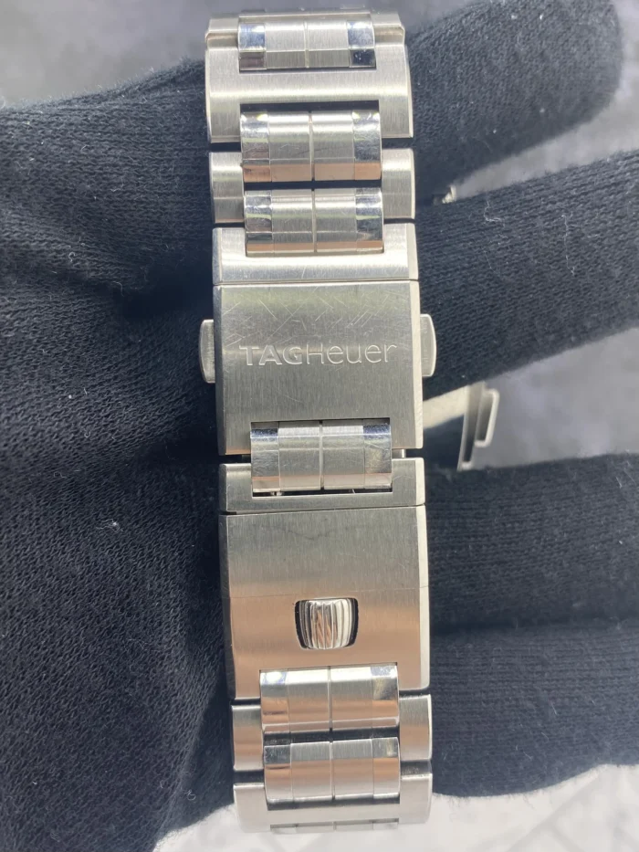 Tag Heuer Monaco LS Black Dial on Stainless Steel Bracelet Ref. CAL2110.BA0781 - Image 3