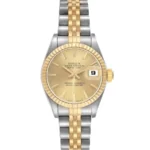 Rolex Datejust Lady Champagne Stick Dial on D-Link Jubilee Ref 69173