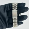 Rolex Datejust Silver Stick Dial on D-Link Jubilee Bracelet Ref 16030 - Image 3